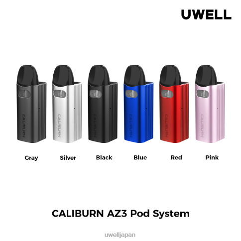 UWELL CALIBURN AZ3 キット（ポッドシステム） | UWELL Disposable Review 銀 J0X2T149
